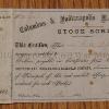 OBJECT ID 434

1864 Railroad stock scrip