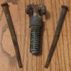 OBJECT ID 414

Ramshorn 1861 telegraph insulator and installation nails